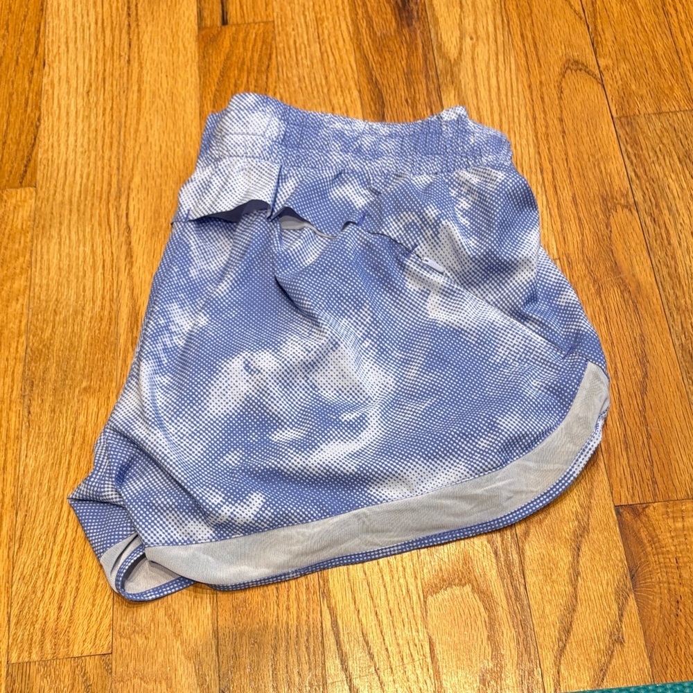 Athleta Blue and White Athletic Shorts